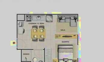 Imagem 16: RY- Apartamento 2 Quartos com Lazer Completo - Sinal R$1.000,00