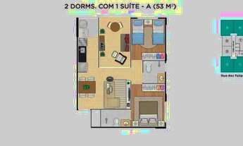 Imagem 7: Apartamento à venda, 2 quartos, 1 suíte, 2 vagas, Vila Lúcia - São Paulo/SP