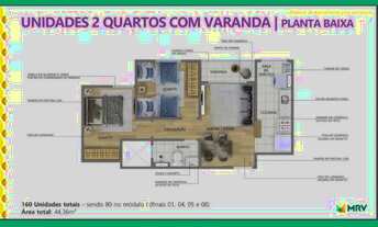 Imagem 5: Apartamento 2/4 com vaga de garagem na PARALELA