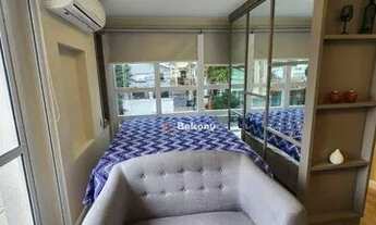 Imagem 6: Apartamento com 1 dormitório MOBILIADO para alugar, 31 m² por R$ 3.500/mês - Brooklin Paul