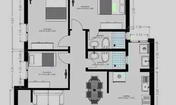 Imagem 2: Ilha Porchat na Augusto Montenegro, 3 quartos 1 suíte semi mobiliado, R$ 1.700