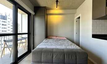 Imagem 7: Apartamento | Republica | 30 m² | Varanda | Andar Alto