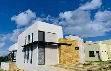 Imagem 2: Casa térrea com 240 metros, 4 suítes, piscina e terraço gourmet Ref.GM-0315