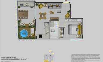 Imagem 4: Studio para venda possui 52 metros quadrados com 1 quarto em Copacabana - Rio de Janeiro
