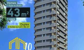 Imagem: Apartamento Studio de 43 m² ou 86m² em