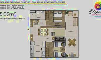Imagem 15: RY- Apartamento 2 Quartos com Lazer Completo - Sinal R$1.000,00