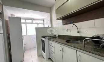 Imagem 12: Apartamento semimobiliado com 1 dormitório, área de serviço, banheiro social e cozinha