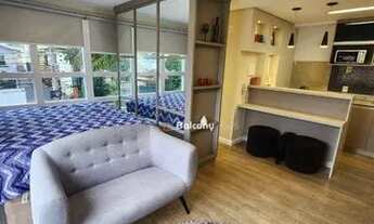 Imagem 3: Apartamento com 1 dormitório MOBILIADO para alugar, 31 m² por R$ 3.500/mês - Brooklin Paul