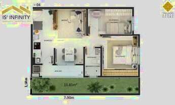 Imagem 4: Apartamento Garden no cidade jardim