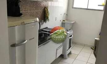 Imagem 2: Apartamento com 2 dormitórios para alugar, 48 m² por R$ 1.125/mês - Parque dos Lagos - Rib