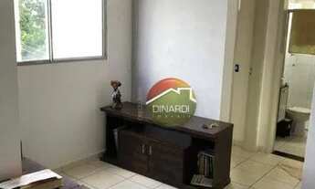 Imagem 5: Apartamento com 2 dormitórios para alugar, 48 m² por R$ 1.125/mês - Parque dos Lagos - Rib