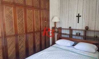 Imagem 5: Apartamento com 3 dormitórios para alugar, 110 m² por R$ 6.284,31/mês - Aparecida - Santos