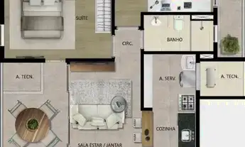 Imagem 3: Apartamento 2 quartos em Praia do Canto