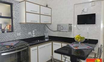 Imagem 7: Apartamento 3 dormitórios com sacada gourmet frente ao mar no bairro Vera Cruz - Mongaguá