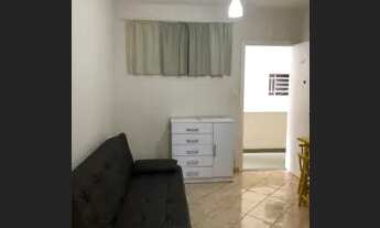 Imagem 4: Sala living mobiliada com 1 vaga para venda em Embaré - Santos - SP