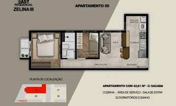 Imagem: Apartamento à venda, 1 quarto, Parque da