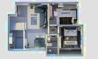 Imagem 6: Cobertura com 2 dormitórios à venda, 94 m² por R$ 355.000,00 - Jardim Leblon - Belo Horizo