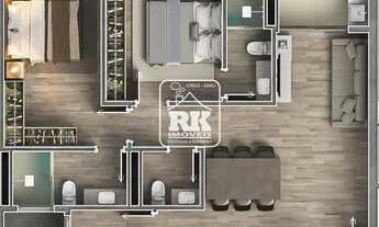 Imagem 2: Apartamento à venda, 2 quartos, 2 suítes, 1 vaga, Ingleses - Florianópolis/SC