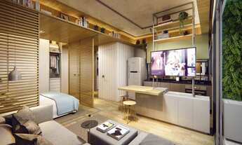 Imagem 4: Apartamento Stúdio à venda de 38m² com 1 dormitório, 1 sala e vaga de garagem no Bairro d