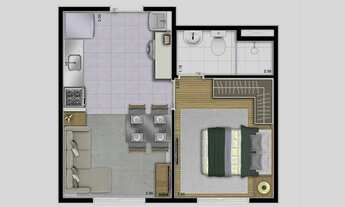 Imagem 4: Plano & Alto da Mooca - 1 Dorm 24 à 29m2 c/ ou s/ vaga