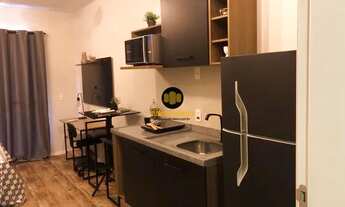 Imagem 6: Apartamento Studio com 23m², com varanda e sem vaga de garagem. MOBILIADO