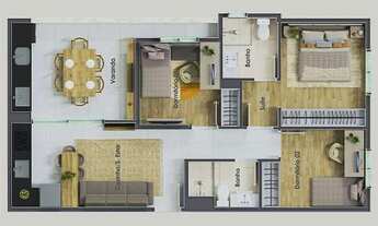 Imagem 5: Lançamento de Apartamento - Residencial - Avante Club - 66m² - 3 Dorm - 1 suíte