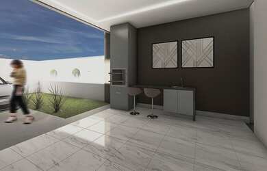 Imagem 3: Casa para venda possui 105 metros quadrados com 3 quartos 1 suíte