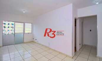 Imagem 2: Apartamento com 1 dormitório para alugar, 60 m² por R$ 2.000,00/mês - Vila Mathias - Santo