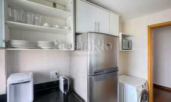 Imagem: Residencial com serviço, sala, 2 suites