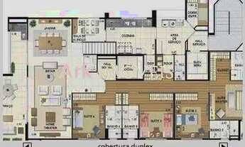 Imagem 3: Cober. Duplex 4 suítes vrd gourmet Vila Mariana