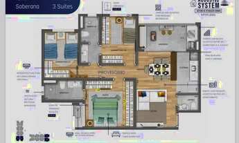 Imagem 7: Apartamento para venda tem 70 metros quadrados com 3 quartos