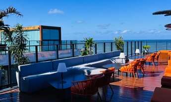 Imagem 3: Flat MOBILIADO e FRENTE MAR na beira-mar do Cabo Branco! Vista definitiva