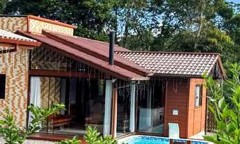 Imagem 3: Casa para alugar, sítio, chácara, também para eventos, com salão de festas e lareiras