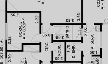 Imagem: Apartamento para venda com 104 metros quadrados