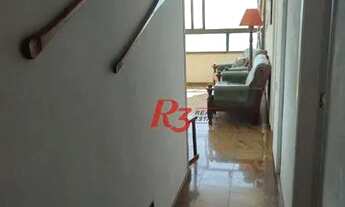 Imagem 4: Apartamento com 3 dormitórios para alugar, 110 m² por R$ 6.284,31/mês - Aparecida - Santos