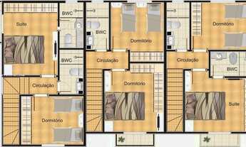Imagem 4: Casa para Venda em Palhoça, Bela Vista, 2 dormitórios, 1 suíte, 3 banheiros, 1 vaga