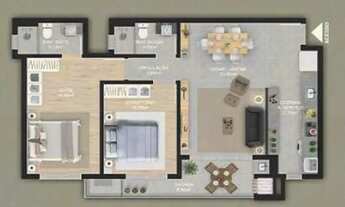 Imagem 3: Apartamento 3 Dormitórios para venda em Florianópolis - SC