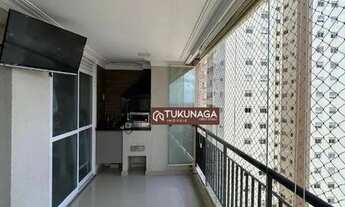 Imagem 4: Apartamento com 2 dormitórios para alugar, 82 m² por R$ 5.250/mês - Jardim Zaira - Guarulh