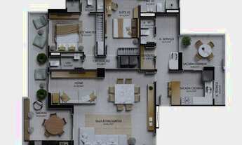 Imagem 7: Piazza Romani, 150m², 3 Suítes e 2 Vagas na Batista Campos - Belém - PA