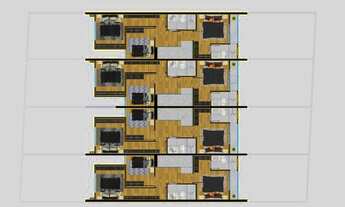 Imagem 4: Casa para venda tem 98 metros quadrados com 2 quartos em Petrópolis - Joinville - SC