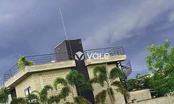 Imagem 3: Lindo sobrado de 600m² de terreno, estilo rústico com 4 quartos, terraço, rico em paisagis