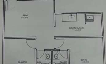 Imagem: Apartamento 2 Quartos com Suíte - 47,72m²