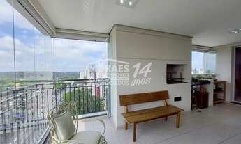 Imagem 7: Campo Belo Apartamento à venda Varanda Gourmet em andar alto com vista para o verde da áre