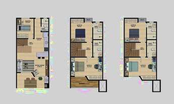 Imagem 5: Triplex para venda tem 136 metros quadrados com 5 quartos