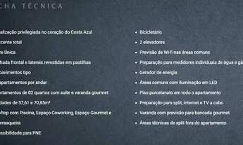 Imagem 3: Graffiti Residence - 2 quartos (1 suíte), em 57,60m², no Costa Azul