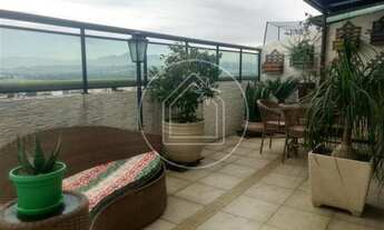 Imagem: Cobertura com amplo espaço para lazer e