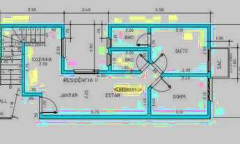 Imagem 2: Apartamento Duplex com 2 dormitórios à venda, 89 m² por R$ 520.000,00 - Campestre - Santo