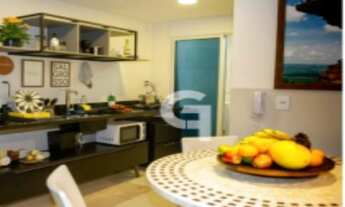 Imagem 6: Lindo 1/4 com vista mar, porcelanato, varanda, porteira fechada e lazer no Wave Exclusive