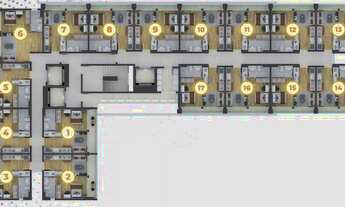 Imagem 4: APARTAMENTO com 1 dormitório à venda por R$ 186.928,38 no bairro Centro - CURITIBA / PR