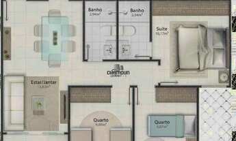 Imagem: Apartamento à venda, 3 quartos, 2 vagas